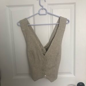 Abercrombie linen vest